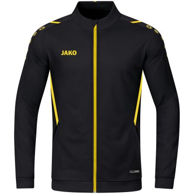 Polyesterjacke Challenge schwarz/citro 