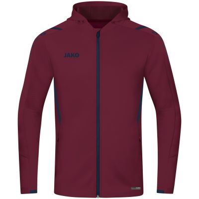 Trainingsjacke Challenge mit Kapuze maroon/marine 