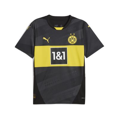 BVB Away Jersey Replica PUMA Black-Faster Yellow 