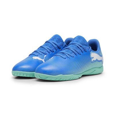 FUTURE 7 PLAY IT Jr Hyperlink Blue-Mint-PUMA White 