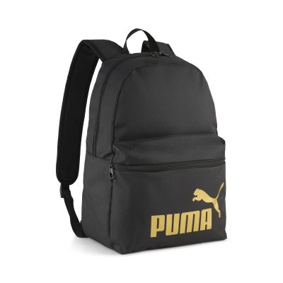 PUMA PHASE Backpack PUMA Black-Gold-No.1 Logo 